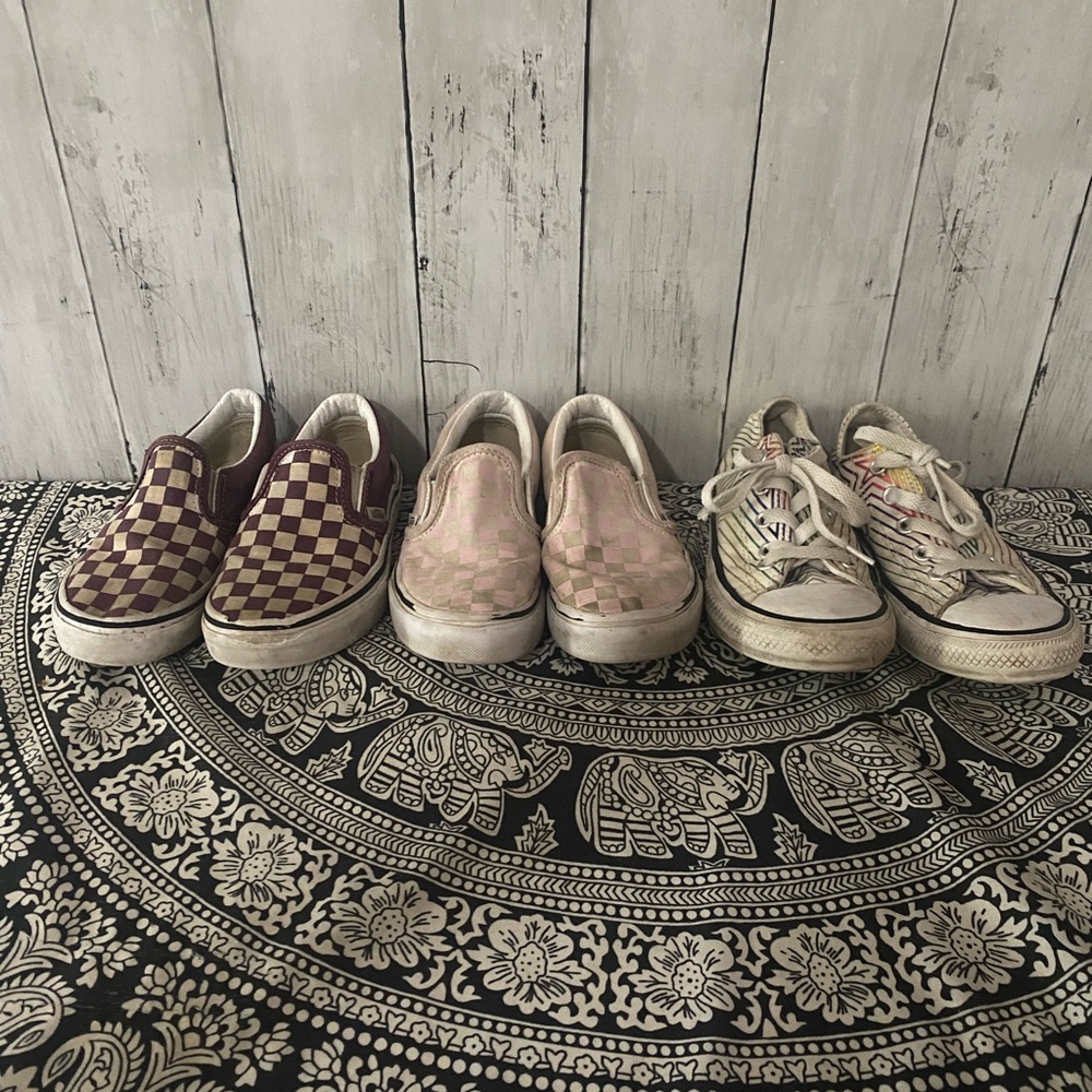 Used shoes bundle converse / vans